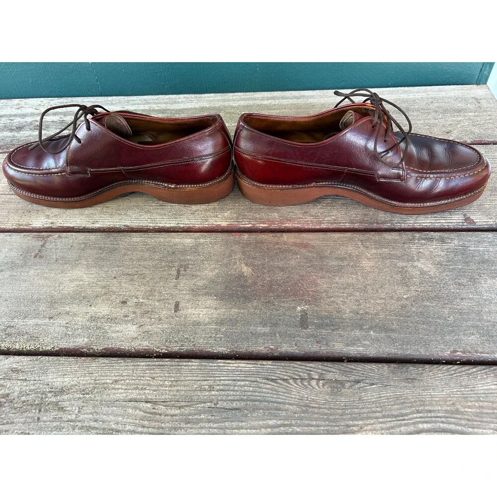 Vintage Bally Derby Shoes Burgundy Men’s Size 8